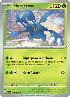 Heracross, Scarlet & Violet, no. 002