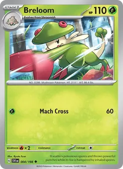 Breloom, Scarlet & Violet, no. 004