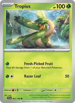 Tropius, Scarlet & Violet, no. 007