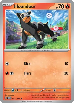 Houndour, Scarlet & Violet, no. 033