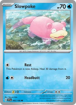 Slowpoke, Scarlet & Violet, no. 042