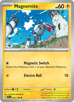 Magnemite, Scarlet & Violet, no. 063