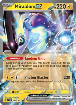Miraidon ex, Scarlet & Violet, no. 081