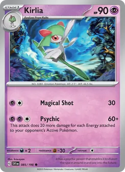 Kirlia, Scarlet & Violet, no. 085