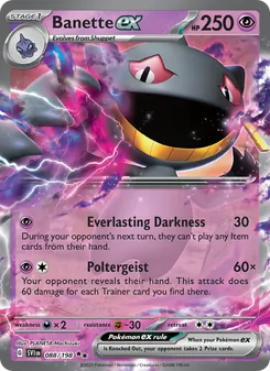 Banette ex, Scarlet & Violet, no. 088