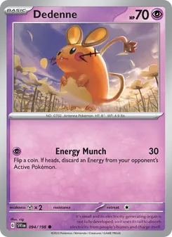Dedenne, Scarlet & Violet, no. 094