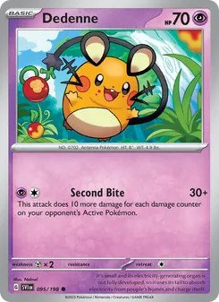 Dedenne, Scarlet & Violet, no. 095