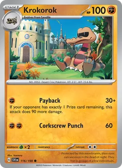 Krokorok, Scarlet & Violet, no. 116