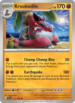 Krookodile, Scarlet & Violet, no. 117