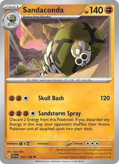 Sandaconda, Scarlet & Violet, no. 120