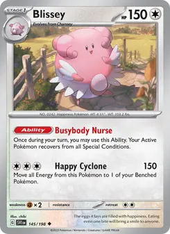 Blissey, Scarlet & Violet, no. 145