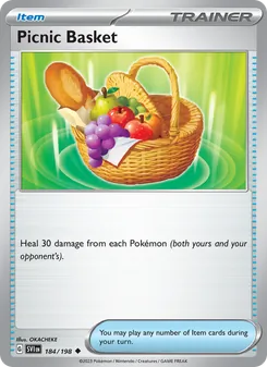 Picnic Basket, Scarlet & Violet, no. 184