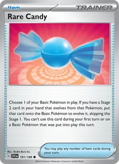 Rare Candy, Scarlet & Violet, no. 191