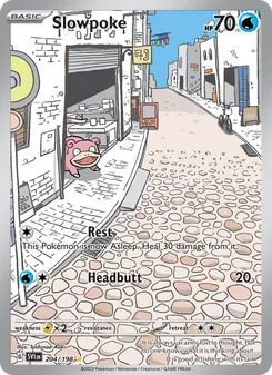 Slowpoke, Scarlet & Violet, no. 204