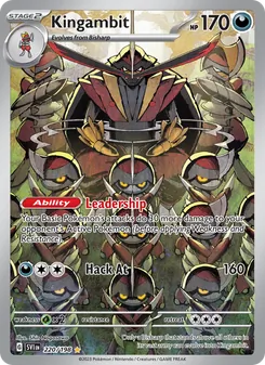 Kingambit, Scarlet & Violet, no. 220