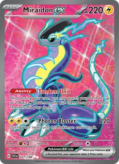 Miraidon ex, Scarlet & Violet, no. 227