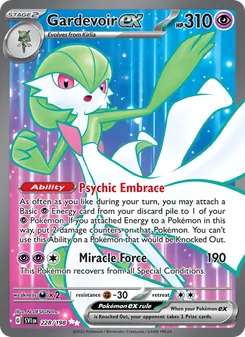 Gardevoir ex, Scarlet & Violet, no. 228