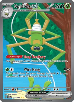 Spidops ex, Scarlet & Violet, no. 243
