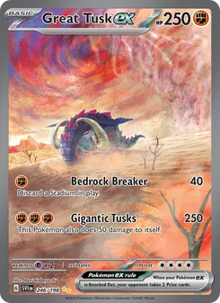 Great Tusk ex, Scarlet & Violet, no. 246