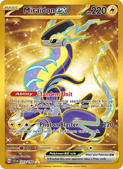 Miraidon ex, Scarlet & Violet, no. 253