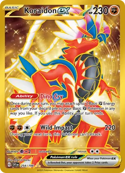 Koraidon ex, Scarlet & Violet, no. 254