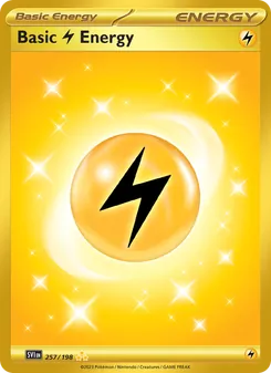 Basic Lightning Energy, Scarlet & Violet, no. 257