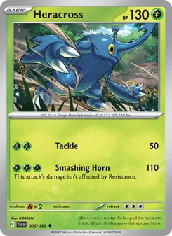 Heracross, Paldea Evolved, no. 006