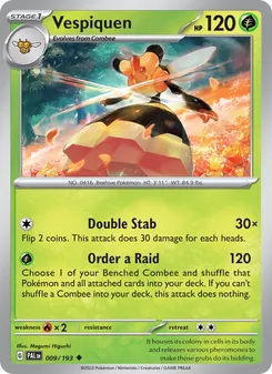 Vespiquen, Paldea Evolved, no. 009