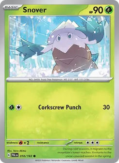 Snover, Paldea Evolved, no. 010