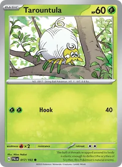 Tarountula, Paldea Evolved, no. 017