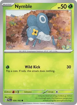 Nymble, Paldea Evolved, no. 020