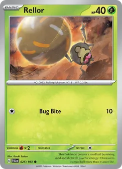 Rellor, Paldea Evolved, no. 025