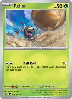 Rellor, Paldea Evolved, no. 026