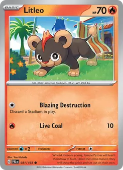 Litleo, Paldea Evolved, no. 031