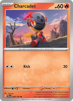 Charcadet, Paldea Evolved, no. 038