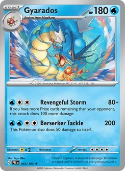 Gyarados, Paldea Evolved, no. 043