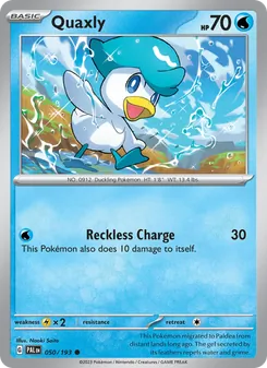 Quaxly, Paldea Evolved, no. 050