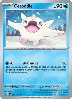 Cetoddle, Paldea Evolved, no. 053