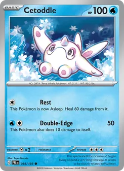Cetoddle, Paldea Evolved, no. 054