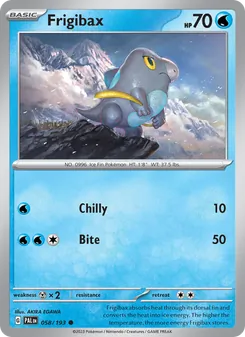 Frigibax, Paldea Evolved, no. 058