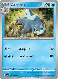 Arctibax, Paldea Evolved, no. 059