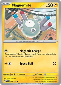 Magnemite, Paldea Evolved, no. 065
