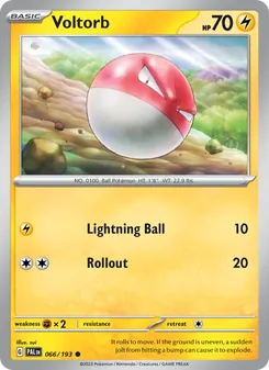 Voltorb, Paldea Evolved, no. 066