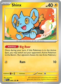 Shinx, Paldea Evolved, no. 068