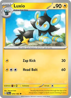 Luxio, Paldea Evolved, no. 070