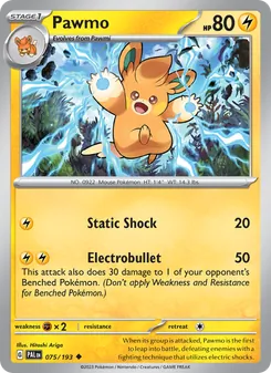 Pawmo, Paldea Evolved, no. 075