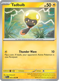Tadbulb, Paldea Evolved, no. 077