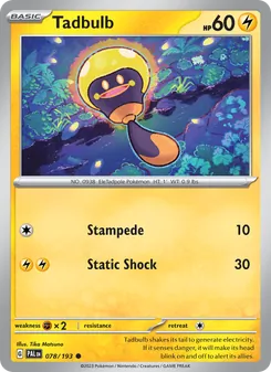 Tadbulb, Paldea Evolved, no. 078