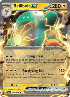 Bellibolt ex, Paldea Evolved, no. 079