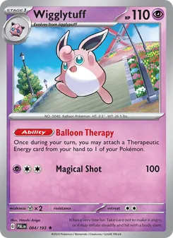 Wigglytuff, Paldea Evolved, no. 084